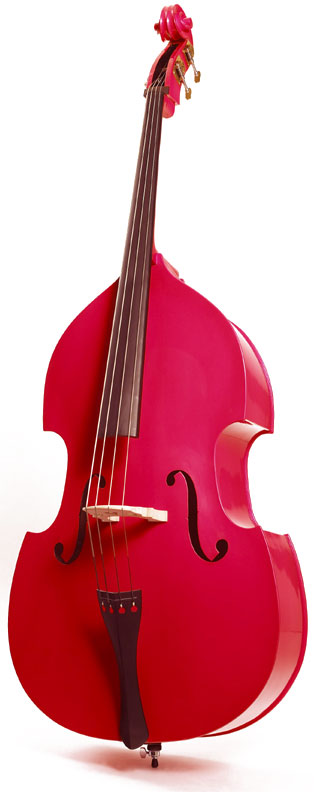 STENTOR 1950LCRD Harlequin Rockabilly Double Bass 3/4 (RED)