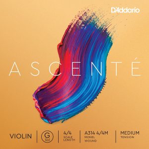 D`ADDARIO A314 4/4M Ascenté Violin String G 4/4M
