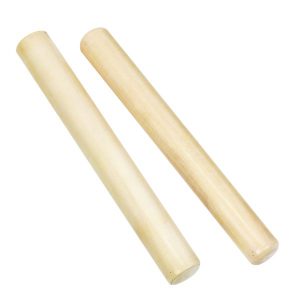 GON BOPS PCLAVW TRADITIONAL WHITE WOOD CLAVES