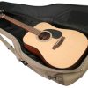 ROCKBAG RB20449 K Student Line Cross Walker - Acoustic Guitar Gig Bag - Khaki 23654