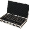 ROCKCASE RC 23210 B - Standard Line - Microphone Flight Case for 10 Microphones 41988