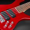 WARWICK RockBass Streamer Standard, 5-String (Burgundy Red Transparent Satin) 25143