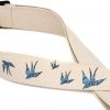 LEVY'S MC8U-006 PRINT SERIES COTTON GUITAR STRAP (BIRDS) 31045