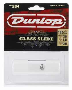 DUNLOP 204 MEDIUM WALL MEDIUM KNUCKLE GLASS SLIDE