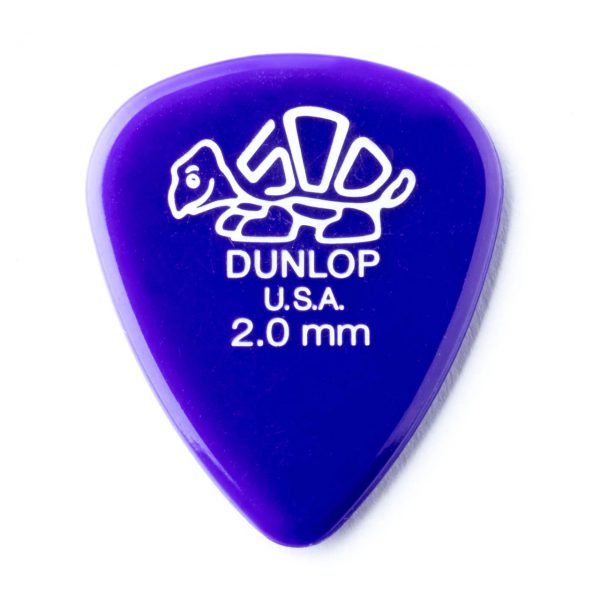 DUNLOP DELRIN 500 PICK 2.0MM