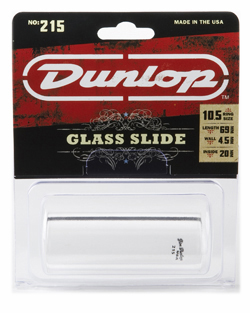 DUNLOP 215 HEAVY WALL MEDIUM GLASS SLIDE