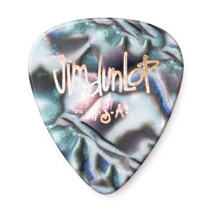 DUNLOP CELLULOID ABALONE PICK HEAVY