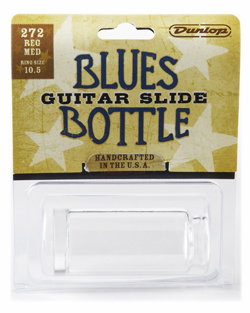 DUNLOP 272 BLUES BOTTLE REGULAR WALL MEDIUM CLEAR SLIDE