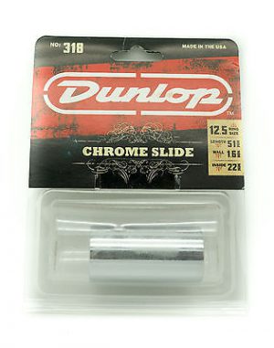 DUNLOP 318 CHROMED STEEL SLIDE LARGE/SHORT