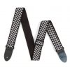 DUNLOP D3831BK CLASSIC BLACK/WHITE CHECK STRAP 30498