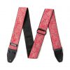 DUNLOP D6711 JACQUARD PAISLEY RED STRAP 30835