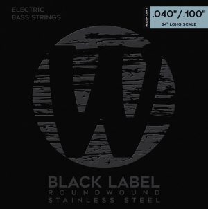 WARWICK 40210 Black Label Medium Light 4-String (40-100)