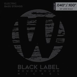 WARWICK 41210 Black Label, Nickel-Plated, Medium Light 4-String (40-100)