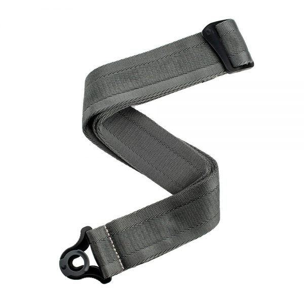 D'ADDARIO 50BAL09 AUTO LOCK GUITAR STRAP (METAL GREY)