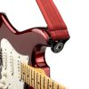 D'ADDARIO 50BAL11 AUTO LOCK GUITAR STRAP (BLOOD RED) 30824