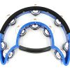 MAXTONE 818N/P Power-2 Tambourine w/Protecting Trim (Blue)