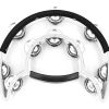 MAXTONE 818N/P Power-2 Tambourine w/Protecting Trim (White)