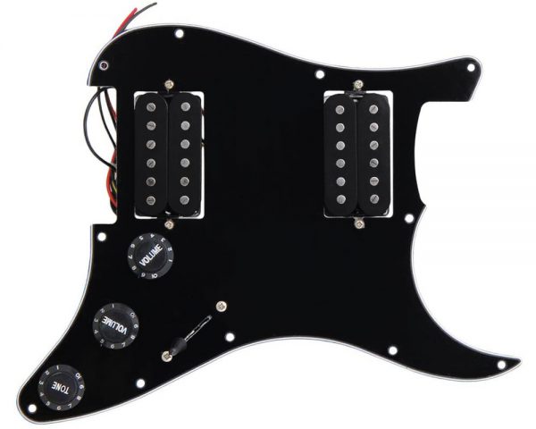 PAXPHIL #9843 Pickguard Panel H-H (Black 3-ply)