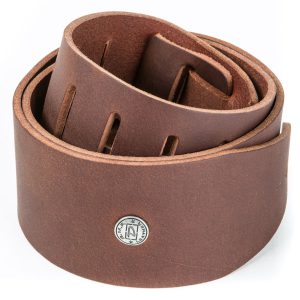 DUNLOP BMF13BR BMF 2.5 IN BELT LEATHER BROWN STRAP