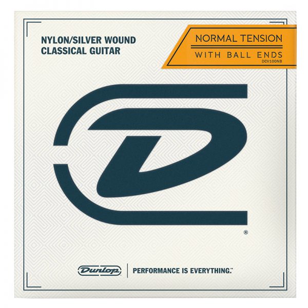DUNLOP DCV100NB NORMAL TENSION BALL END CLASSICAL GUITAR STRINGS