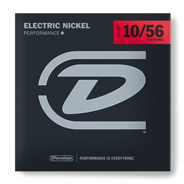 DUNLOP DEN1056 PERFORMANCE+ ELECTRIC GUITAR STRINGS 10-56 | 7-STRING