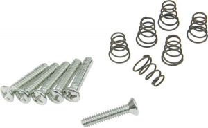 DIMARZIO FH1311 VINTAGE-STYLE SINGLE-COIL MOUNTING HARDWARE KIT (CHROME)