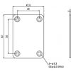 PAXPHIL HN002 BK NECK JOINT PLATE (BLACK) 34490