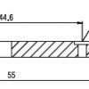 PAXPHIL HS010 CR BASS GUITAR STRING TENSION BAR (CHROME) 34601