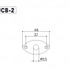 GOTOH JCB-2 C Jack Cover (Chrome) 34616