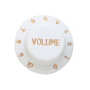 PAXPHIL KPV25 STRAT VOLUME KNOB (WHITE)