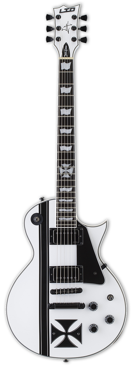 LTD IRON CROSS James Hetfield Signature (Snow White)