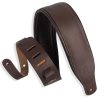 LEVY'S M26PD-DBR_DBR CLASSICS SERIES PADDED TWO-TONE GUITAR STRAP (DARK BROWN)