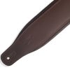 LEVY'S M26PD-DBR_DBR CLASSICS SERIES PADDED TWO-TONE GUITAR STRAP (DARK BROWN) 30947