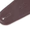 LEVY'S M4GF-BRN CLASSICS SERIES PADDED GARMENT LEATHER BASS STRAP (BROWN) 30974