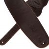 LEVY'S M4GF-DBR CLASSICS SERIES PADDED GARMENT LEATHER BASS STRAP (DARK BROWN) 30980