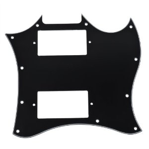 PAXPHIL M7 PICKGUARD FOR SG-STYLE GUITAR (Black)