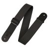 LEVY'S M8POLY-BLK CLASSICS SERIES POLYPROPYLENE GUITAR STRAP (BLACK)