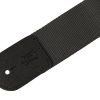 LEVY'S M8POLY-BLK CLASSICS SERIES POLYPROPYLENE GUITAR STRAP (BLACK) 30992