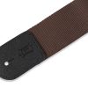 LEVY'S M8POLY-BRN CLASSICS SERIES POLYPROPYLENE GUITAR STRAP (BROWN) 30997
