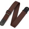 LEVY'S M8POLY-BRN CLASSICS SERIES POLYPROPYLENE GUITAR STRAP (BROWN)