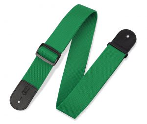 LEVY'S M8POLY-GRN CLASSICS SERIES POLYPROPYLENE GUITAR STRAP (GREEN)