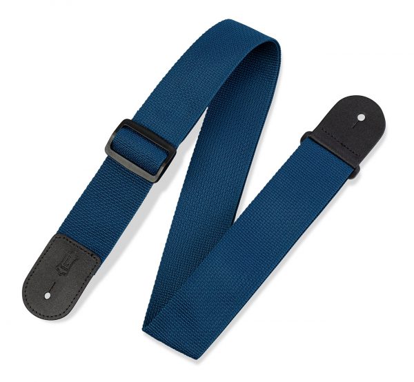 LEVY'S M8POLY-NAV CLASSICS SERIES POLYPROPYLENE GUITAR STRAP (BLUE)