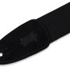 LEVY'S MC8-BLK CLASSICS SERIES COTTON GUITAR STRAP (BLACK) 31039