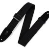 LEVY'S MC8-BLK CLASSICS SERIES COTTON GUITAR STRAP (BLACK)