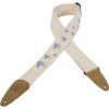 LEVY'S MC8U-006 PRINT SERIES COTTON GUITAR STRAP (BIRDS) 31046