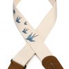 LEVY'S MC8U-006 PRINT SERIES COTTON GUITAR STRAP (BIRDS)