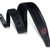 LEVY'S MSS2-BLK SIGNATURE SERIES PADDED GUITAR STRAP (BLACK)