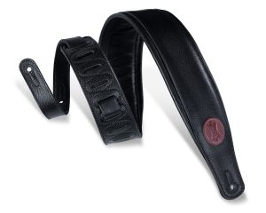 LEVY'S MSS2-BLK SIGNATURE SERIES PADDED GUITAR STRAP (BLACK)