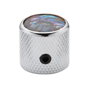 PAXPHIL NP031 CR DOME CONTROL KNOB PEARL (CHROME)