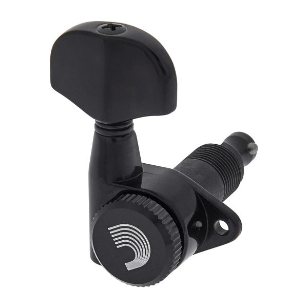 D'ADDARIO PWAT-332L AUTO-TRIM TUNING MACHINES (3 Per side, Black)